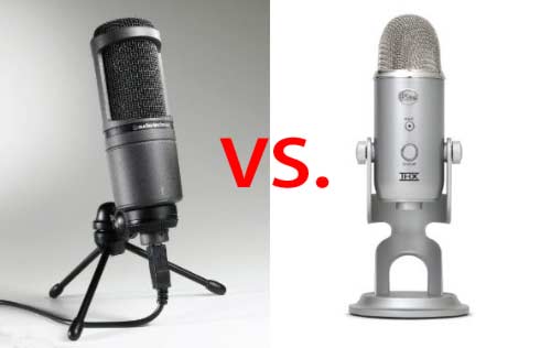 Blue Yeti Vs Audio Technica At